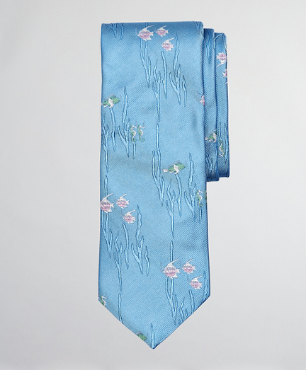 Sea Life Motif Tie