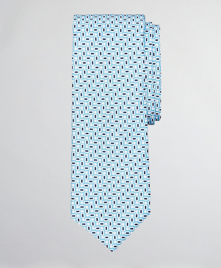 Geo Tile Print Tie