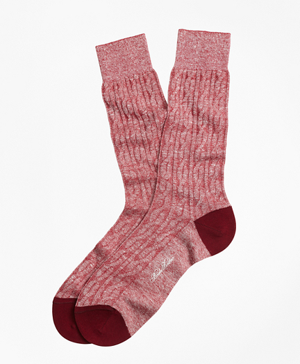Marled Cable Crew Socks