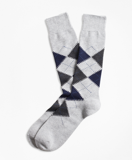 Argyle Crew Socks