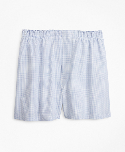 Traditional Fit Grid Check Boxers