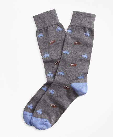 Football and Fleece Crew Socks