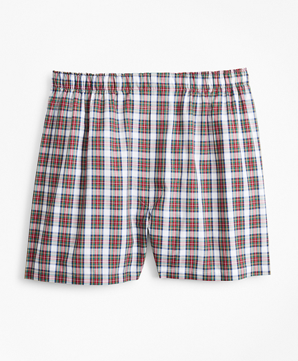 tartan boxer shorts
