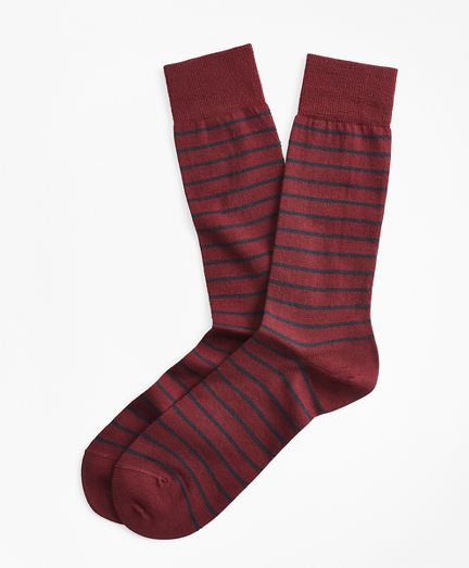 Thin Stripe Crew Socks