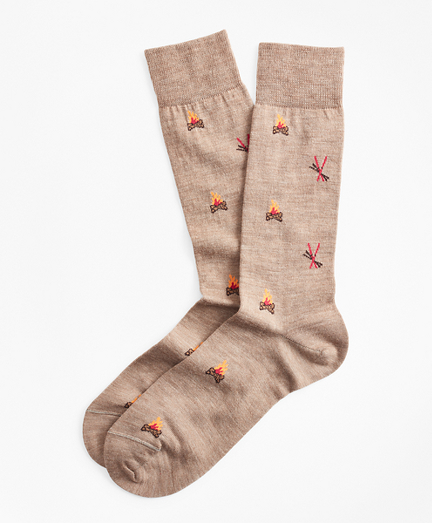 Ski and Campfire Crew Socks