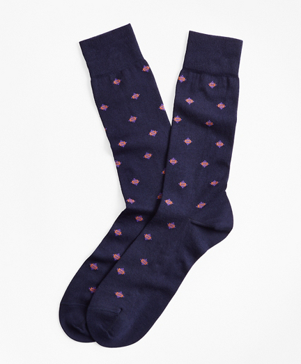 Medallion Crew Socks