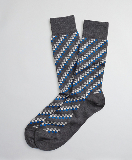 Multi-Dot Crew Socks