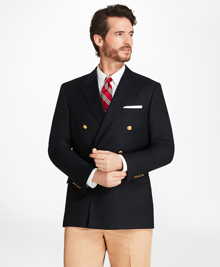 brooks brothers double breasted blazer