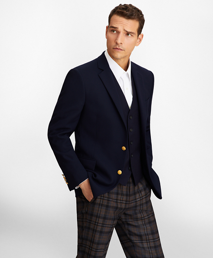 Regent Fit Two-Button Blazer - Brooks 