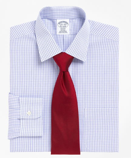 Non-Iron Regent Fit Mini Tattersall Dress Shirt