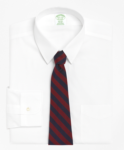 Milano Slim-Fit Dress Shirt, Non-Iron Tab Collar