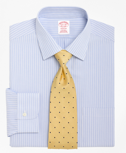 Non-Iron Madison Fit Ground Stripe Dress Shirt