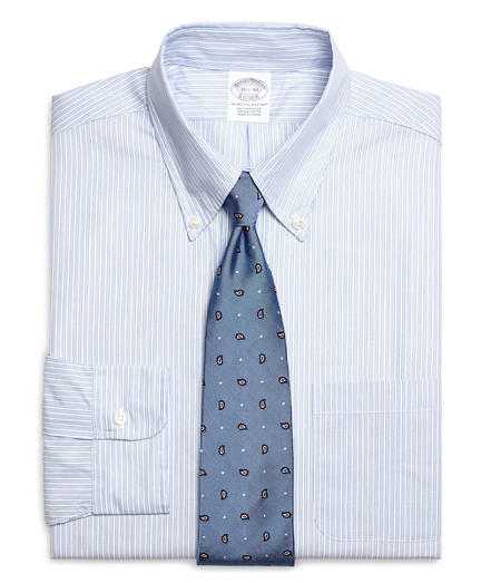 Regent Fit Framed Stripe Dress Shirt