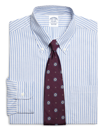 Regent Fit Alternating Stripe Dress Shirt