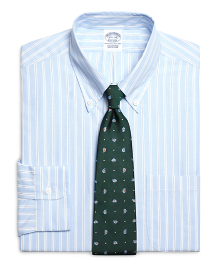Regent Fit Split Stripe Dress Shirt