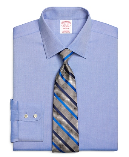Madison Classic-Fit Dress Shirt, Non-Iron Royal Oxford