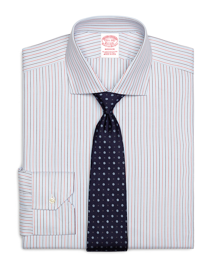 Madison Fit Alternating Stripe Dress Shirt