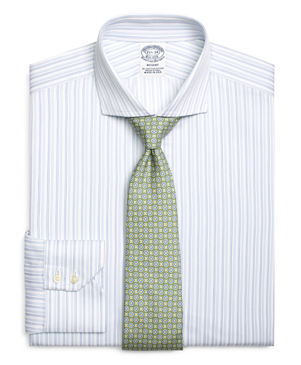 Regent Fit Tonal Double Stripe Dress Shirt