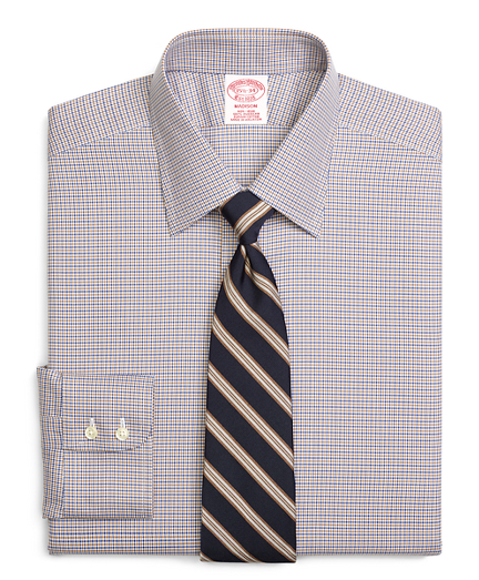 Non-Iron Madison Fit Micro Tattersall Dress Shirt