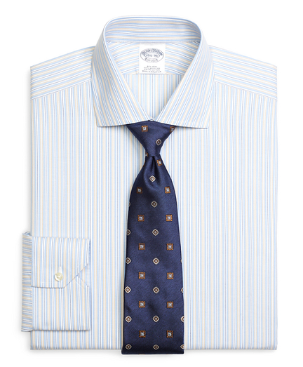 Non-Iron Regent Fit Split Stripe Dress Shirt