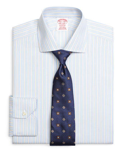 Non-Iron Madison Fit Split Stripe Dress Shirt