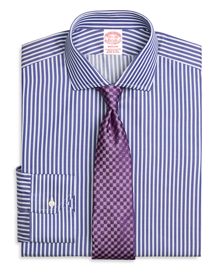 Madison Classic-Fit Dress Shirt, Split Stripe