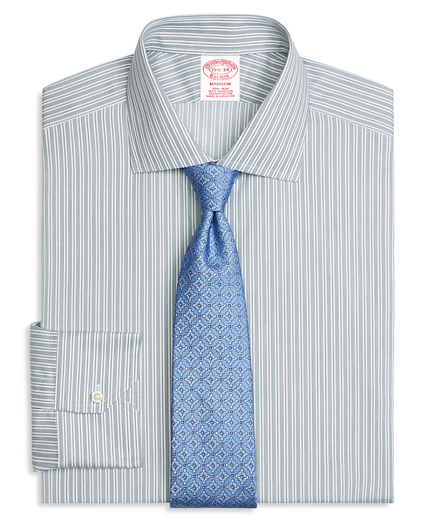 Non-Iron Madison Fit Stripe Dress Shirt