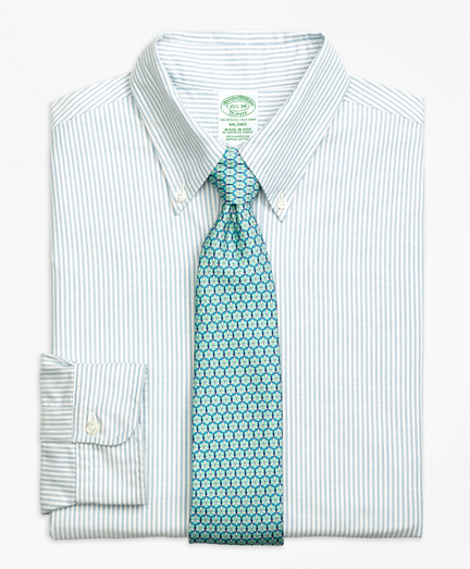 Original Polo&reg; Button-Down Oxford Milano Slim-Fit Dress Shirt, Bengal Stripe