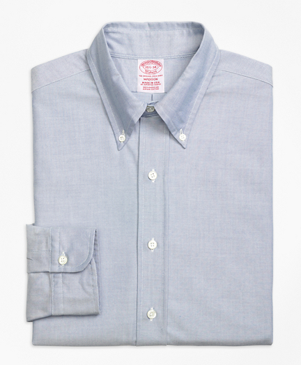 brooks brothers blue oxford shirt