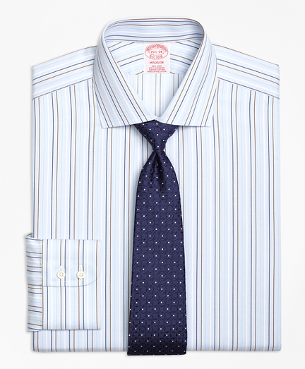 Madison Classic-Fit Dress Shirt, Non-Iron Alternating Stripe