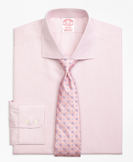 Madison Classic-Fit Dress Shirt, Framed Check