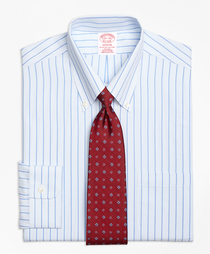 Madison Classic-Fit Dress Shirt, Non-Iron Bold Stripe