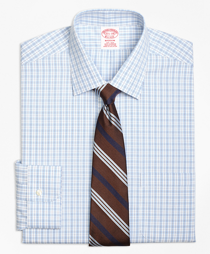 Madison Classic-Fit Dress Shirt, Non-Iron Split Check