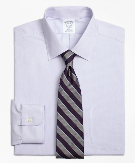 Regent Fitted Dress Shirt, Non-Iron Hairline Stripe