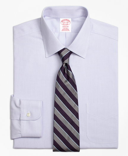 Madison Classic-Fit Dress Shirt, Non-Iron Hairline Stripe