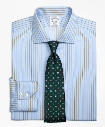 Regent Fitted Dress Shirt, Non-Iron Pencil Stripe