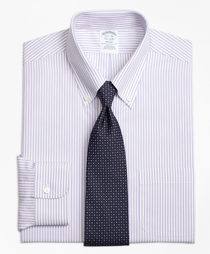 Regent Fitted Dress Shirt, Non-Iron Bengal Stripe