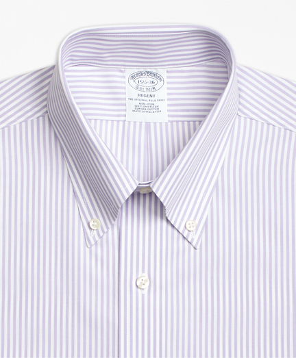 Regent Fitted Dress Shirt, Non-Iron Bengal Stripe - Brooks Brothers