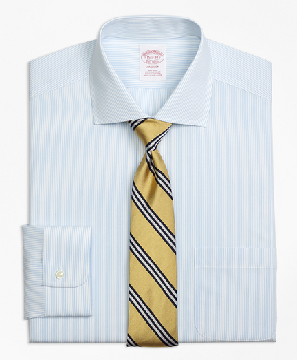 Madison Classic-Fit Dress Shirt, Non-Iron Mini Pinstripe