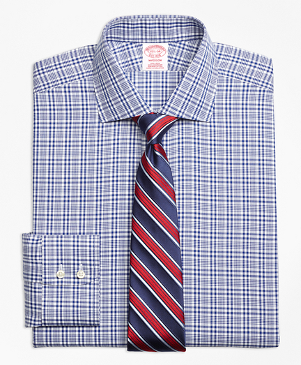 Madison Classic-Fit Dress Shirt, Non-Iron Glen Plaid