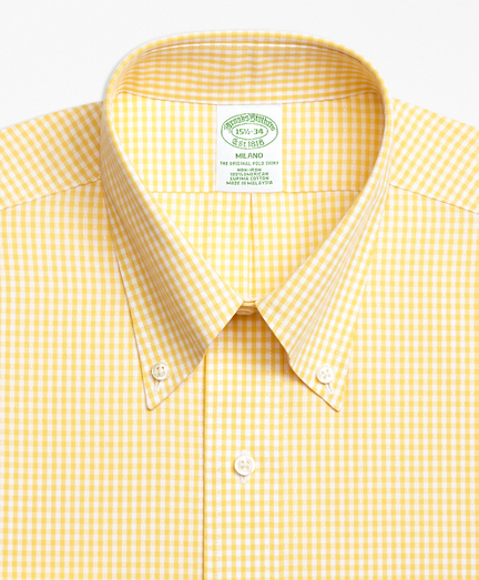 yellow slim fit dress shirt