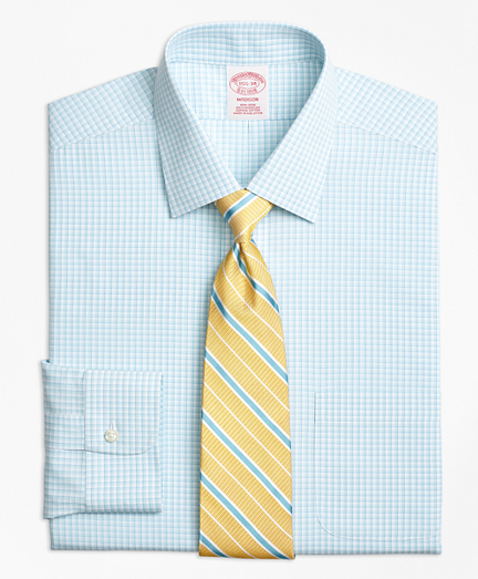 Madison Classic-Fit Dress Shirt, Non-Iron Tonal Sidewheeler Check