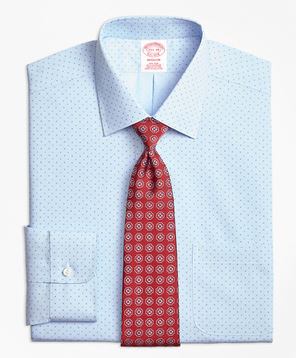 Madison Classic-Fit Dress Shirt, Non-Iron Hairline Pine