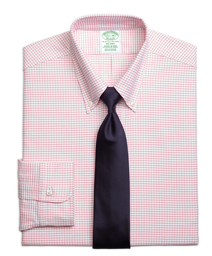Original Polo&reg; Button-Down Oxford Milano Slim-Fit Dress Shirt, Small Windowpane