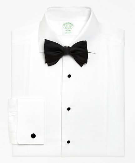 Milano Fit Bib-Front Spread Collar Tuxedo Shirt