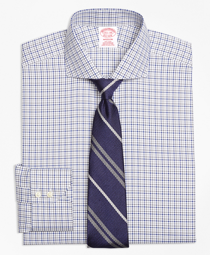 Madison Classic-Fit Dress Shirt, Non-Iron Two-Tone Windowpane