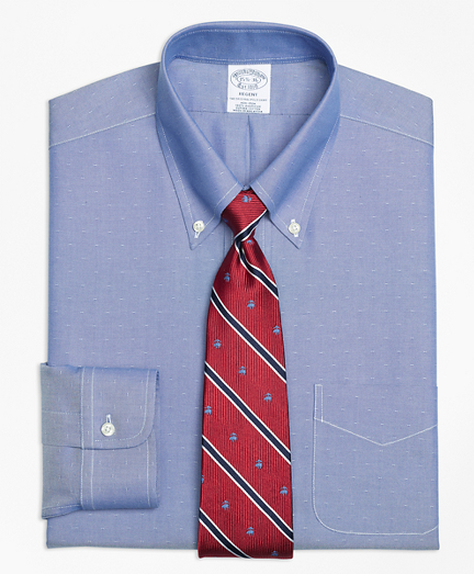 Regent Fitted Dress Shirt, Non-Iron Dobby