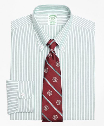 Original Polo&reg; Button-Down Oxford Milano Slim-Fit Dress Shirt, Ground Stripe