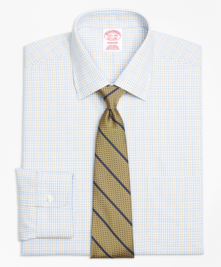 Madison Classic-Fit Dress Shirt, Non-Iron Alternating Check