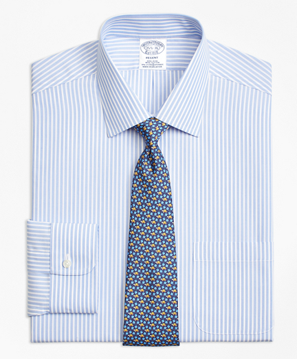 Stretch Regent Fitted Dress Shirt, Non-Iron Music Stripe